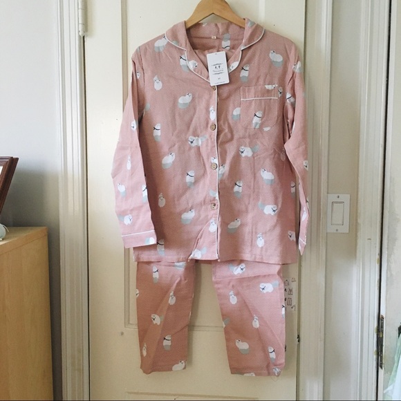 Adorable Korean cat print pajamas - Picture 2 of 3